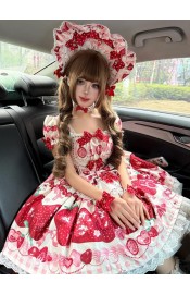 Dream Strawberry JSK and One Piece(2nd Pre-Order/4 Colours/Full Payment Without Shipping)